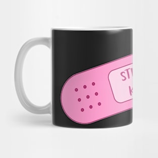 Stray Kids pink bandage Mug